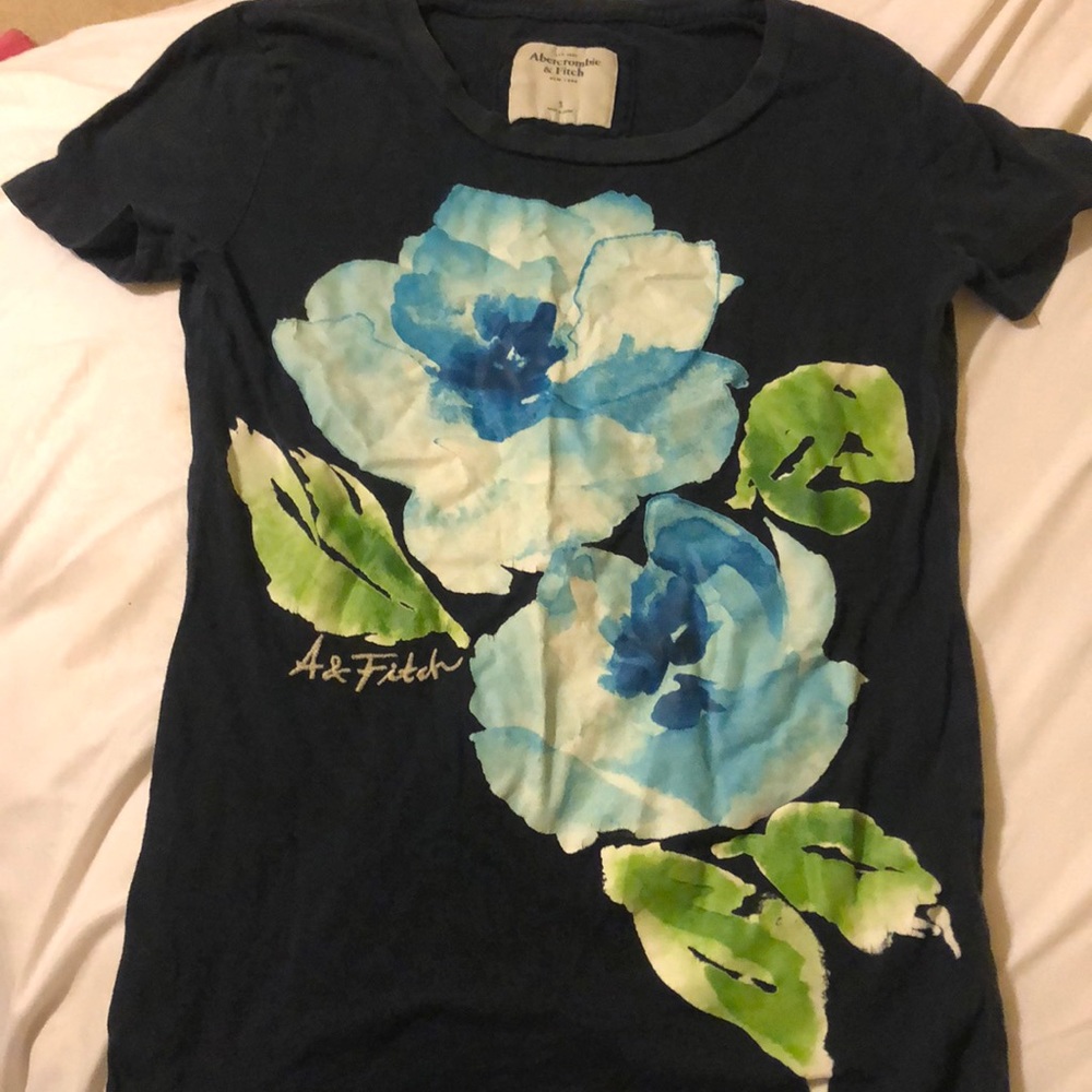 Navy blue Abercrombie and Fitch shirt